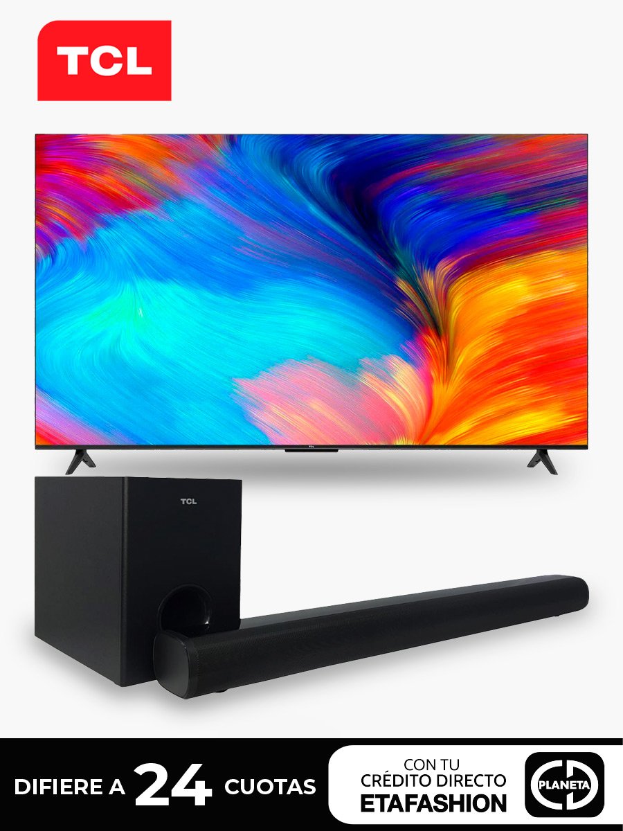 Combo Televisor TCL 65" + Barra de sonido TCL